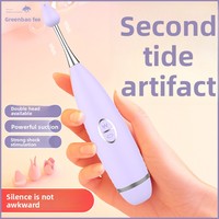 Damen-Brustwarzenstimulator mit doppelseitigem Saugnapf und starker Vibration, 50 dB Vibrator für Erwachsene