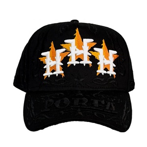 Gorras de Gamuza Personalizadas con 5 Paneles y Visera Curva, Estilo Deportivo Barbas DeathRow LA <span class=keywords><strong>Dodgers</strong></span> con Logotipo Bordado - Product Image 2