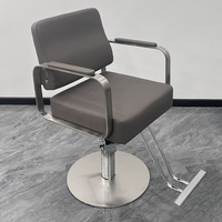Fauteuil de Coiffure Équipement Salon, Chaise Pivotante à Hauteur Réglable pour Barbershop et Salon de Coiffure