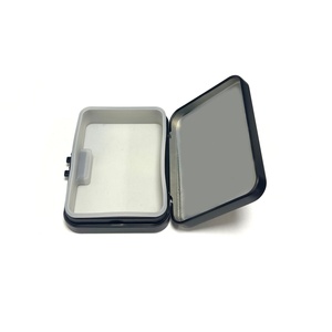 Boîte à cigarettes en métal rectangulaire noire mate personnalisée, petite, à double bouton, résistante aux enfants, pour cigarettes et tabac, boîte CR - Product Image 5