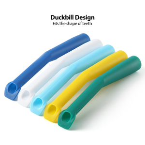 Matériel dentaire 10 pièces embouts d'aspiration forts autoclavables embouts d'évacuation de bec de canard dentaire - Product Image 4