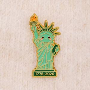 Broche commémorative américaine du 250e anniversaire, badge métallique, accessoire vestimentaire - Product Image 2
