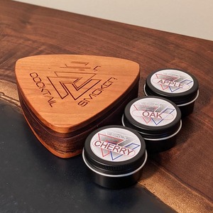 Set de Regalo para <span class=keywords><strong>Caballero</strong></span> Moderno 2023, Kit de Ahumador para Cócteles de Whisky con Virutas de Madera de Nogal Americano, Antorcha, Accesorios de Barra de Acero Inoxidable, Ecológico - Product Image 4