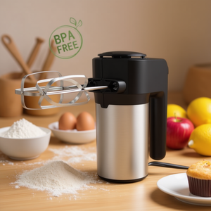 Batteur électrique en acier inoxydable 500W sans BPA, mixeur de cuisine pour mélanger la pâte à gâteau - Product Image 3