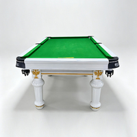 Table de billard PUSHIZHE de qualité supérieure, conçue de manière écologique avec des pieds ronds : idéale pour les loisirs à domicile