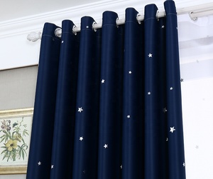 Offre Spéciale fournisseur de rideaux de fenêtre bon marché, rideaux à ombrage élevé, rideau occultant imprimé de feuille de château pour salon - Product Image 3