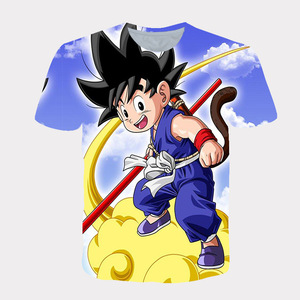 เสื้อยืดฮิปฮอปลายการ์ตูนโกคู Z พิมพ์ลาย 3 มิติ ตัวอย่างฟรี เสื้อยืดแขนสั้นใส่สบาย ผลิตจากโพลีเอสเตอร์ ดีไซน์สร้างสรรค์ - Product Image 5