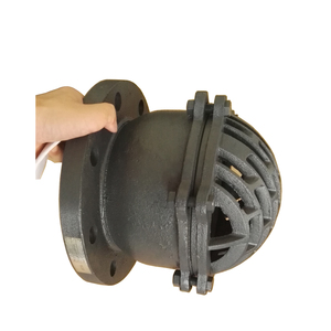 BS Gusseisen Fuß ventil mit Flansch | H42X-10/16 verdicktes Saug ventil | Hub pumpen korbs ieb DN50DN300 - Product Image 4
