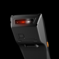 Industrial 4G Android 11,0 Pantalla táctil de 5,5 pulgadas Escáner de código de barras PDA de mano Terminal POS con impresora interna de 58mm