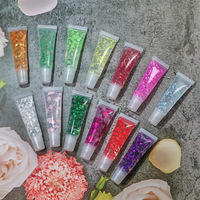 Vente en gros tube de brillant à lèvres cosmétique vide en plastique kawaii tubes de brillant à lèvres avec baguettes avec logo personnalisé brillant à lèvres transparent