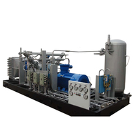 Compresseur de gaz naturel GNC à refroidissement par air fixe, compression en deux étapes, 600 Nm3/h, 3,0 Mpa, unité à piston alternatif montée sur skid