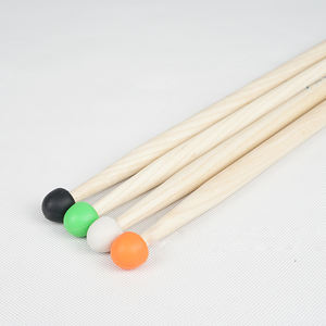 Par 2PCs Pack Drumstick Practice Tip Protectores silenciosos de silicona Accesorio para instrumentos musicales - Product Image 2