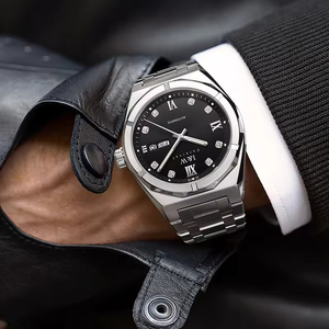 Reloj Mecánico Automático para Hombre, Modelo 751, con Indicador de Fecha y Día de la Semana, Caja y Correa de Acero Inoxidable, Cierre Oculto de Botón, Resistente al Agua 50m - Product Image 3