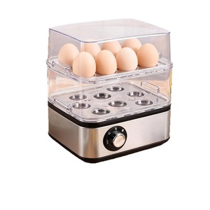 Vaporera y Cocedor <span class=keywords><strong>de</strong></span> Huevos Eléctrico para Uso Doméstico, Estándar Europeo y Estadounidense, Calentamiento Rápido, Tamaño Pequeño, 500W, Capacidad para <span class=keywords><strong>Cocinar</strong></span> 8 Huevos - Product Image 5