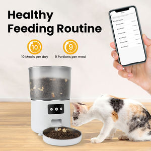 TIZE <span class=keywords><strong>Pet</strong></span> malzemeleri üst satmak APP uzaktan kumanda mikroçip köpek wifi kedi maması dağıtıcı besleyici kamera akıllı otomatik evcil hayvan besleyici - Product Image 6