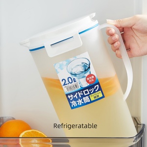 Custom Logo Cold Clear Water Kettles Drink Cool Water Jug with Lid <b>Plastic</b> Leak-Proof Storage Container for <b>Kitchen</b> Cooking Oil - Product Image 5