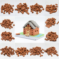 Bloques de Construcción de Ladrillos Pequeños, Juguete de Construcción para Niños, Manualidades, Mini Casa, Mini Bloques de Construcción para Construir una Casa