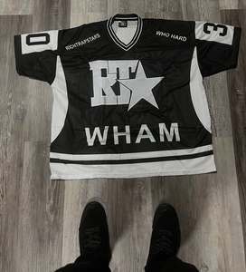 Yingling Boxy T Áo Sơ Mi Để In Đồ Họa T-Shirts Lưới Mens V Cổ Thời Trang Phố Thiết Kế Quần Áo Tùy Chỉnh Jersey Các Nhà Sản Xuất - Product Image 3