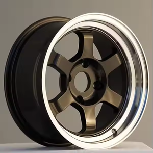Nueva Llanta de Aleación Negra TE37 de 16 Pulgadas 5x139.7 16x6J -21mm ET Cóncava Color Gris Metálico para Suzuki Jimny Samurai y <span class=keywords><strong>LADA</strong></span> NIVA <span class=keywords><strong>4x4</strong></span> Todoterreno - Product Image 3