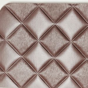 Bolsa acolchada perforada bordada de área grande, cuero de esponja Artificial Rexine de PVC bordado perforado para asiento de coche, suelo de coche - Product Image 1