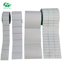 Étiquette adhésive résistante, taille personnalisée, autocollant auto-adhésif pour usage extérieur, rouleau pour imprimante thermique 4*6