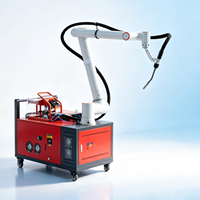 Robot de Soldadura de 500A con Programación Libre, Brazo Robótico de Soldadura de 6 Ejes, Soldador Cobot para Acero y Aluminio