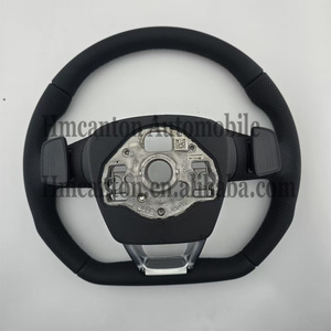 พวงมาลัยหุ้มหนังสำหรับรถ Audi A3 A4 A5 A8พวงมาลัยรถยนต์ B9 Q8 Q7 Q5 - Product Image 6