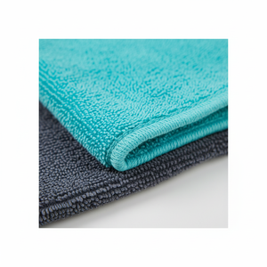 Serviette en microfibre sur mesure 80% polyester tricotée en chaîne pour le nettoyage des voitures Toutes tailles Technique de lavage de voiture en boucle torsadée - Product Image 1