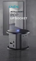 Toma de corriente eléctrica universal oculta con ojal de escritorio con Usb para muebles, fábrica al por mayor