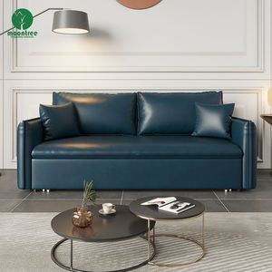 Moontree Vente à chaud de luxe de style nord-européen facile à installer canapé-<span class=keywords><strong>lit</strong></span> pliant en cuir canapés-lits pliables pour dormir - Product Image 4