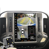 Radio Mobil Layar Vertikal Android Gaya Tesla 12.1 untuk Chevy Silverado GMC SIERRA 2014 - 2019 Head Unit GPS Navi Stereo
