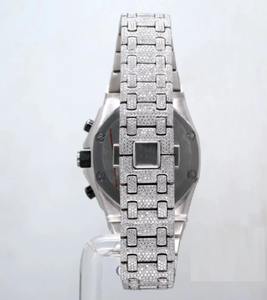 Reloj de Acero Inoxidable con Diamantes VVS de Primera Calidad, con Indicador de Fecha, para Fiestas y Bodas, Disponible al Mejor Precio - Product Image 6