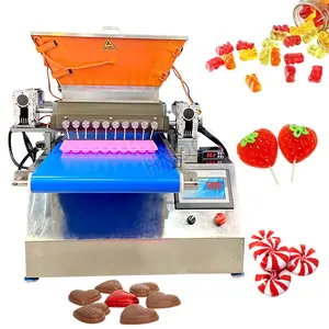 Sweet Mini Depositor Honig Gummi Candy Mould Herstellung Small Scale Make Lakritz Candy Deposit Machine