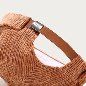 Men Women Retro Literary <b>Small</b> Docker Hat Corduroy Trend Street Hip-Hop Cotton Docker Hat with Custom Embrodidrey logo - Product Image 6