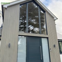 Ventana Fija de Aluminio Resistente al Viento y la Lluvia Diseñada para una Visión Panorámica Amplia