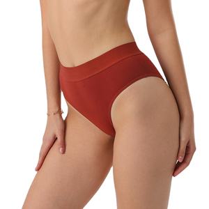 Tanga de algodón sin costuras para mujer, bragas de corte alto, pantalones transpirables obesas, venta al por mayor, barato, gran oferta - Product Image 1