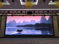 XGCLED P2 GOB Indoor LED-Videowand 2,4x1,8m SMD Vollfarbige Festinstallation-Anzeigetafel für Konferenzräume