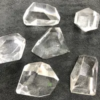 Cuarzo natural transparente suelto, cristal de forma aleatorio, venta al por mayor