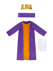 Costume da Re Medievale Retrò per Bambini, Abito da Principe per Cosplay, Spettacoli e Festival Scolastici - Product Image 6