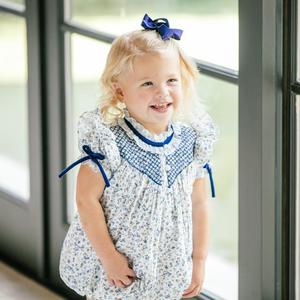 Vestido Floral de Algodón Hecho a Mano para Bebés Niñas de 0 a 12 Meses, Vestido de Verano con Lazo Decorativo, Conjunto a Juego para Hermanas - Product Image 4