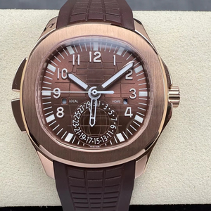 Montre mécanique de luxe de qualité supérieure 40 mm PP Factory ETA 324 Mouvement 5164 Multifonction Or rose PP GMT - Product Image 1