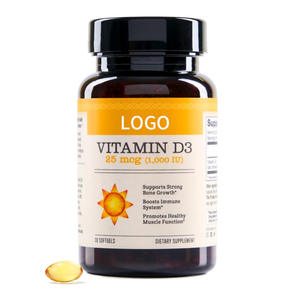 Wrightlife Oem/Odm Bulk Vitamine <span class=keywords><strong>D3</strong></span> Zachte Capsules Supplement 25mcg 1000iu Immuunsysteem Gezondheid Supplement - Product Image 1