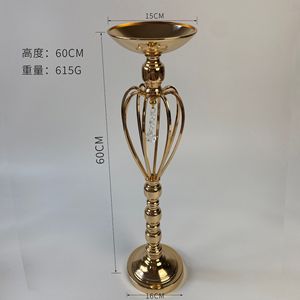 Hollow Heart Iron Frame Gold Tall Vase Christmas Living Room Window Holiday Table <b>Flower</b> <b>Display</b> Ornament - Product Image 2
