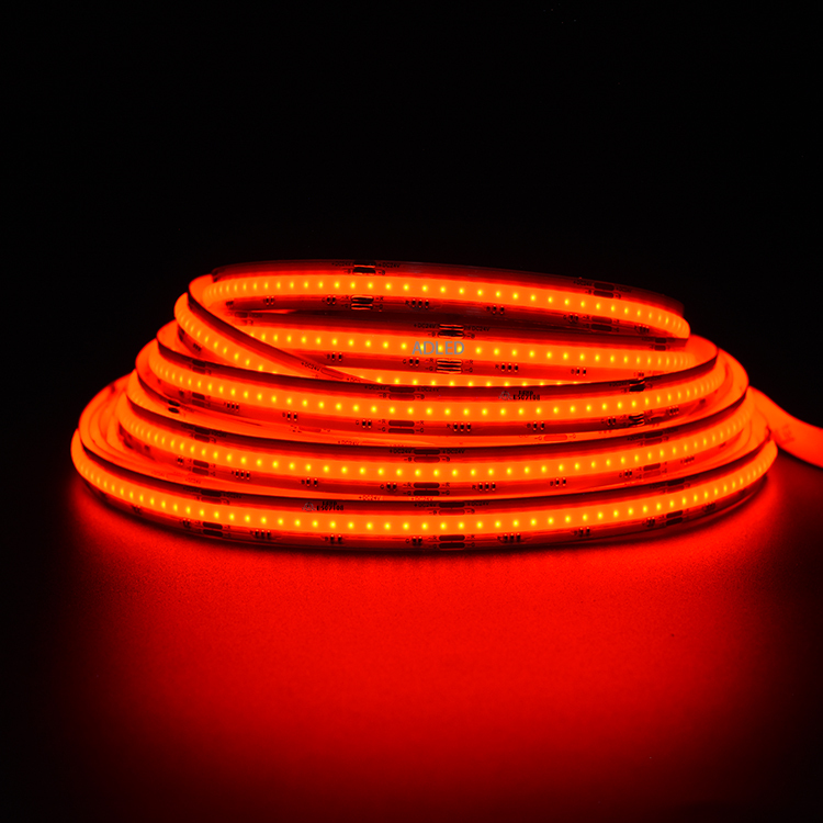 RGB COB LED Strip 840 LEDs/m 24V Dimmable High Lumen IP20 /WiFi Remote Control for Indoor/Outdoor Decoration CRI 80