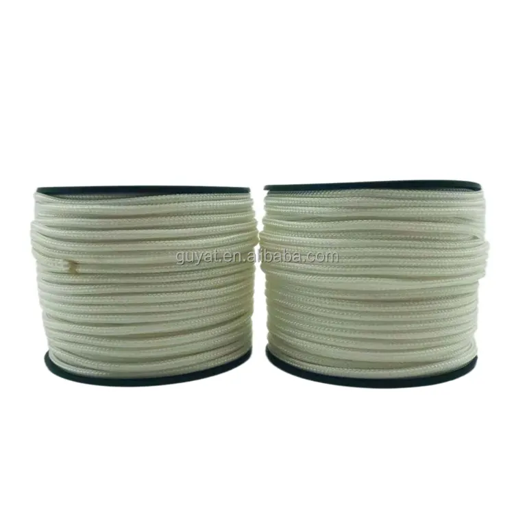 24 fios poliéster cabos corda seda trançada corda corda trança decorativa