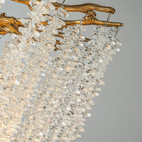 Bon prix Lumières d'escalier en cristal antique en verre soufflé Lustre LED décoratif moderne pour la maison