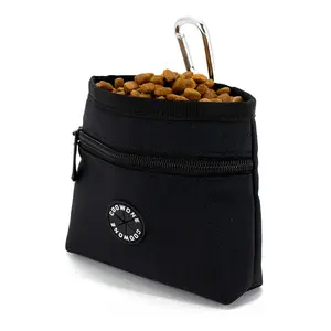 Magnetic Closure Dog Treat Bag Dog Treat Pouch With Dispenser And Removable Zipper Bag