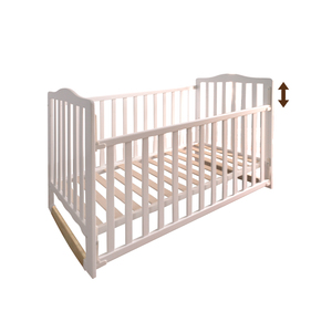 <span class=keywords><strong>Lettino</strong></span> in legno massello per bambini e bambine classico pulito camera da letto soggiorno regolabile Guardrail presepe - Product Image 1