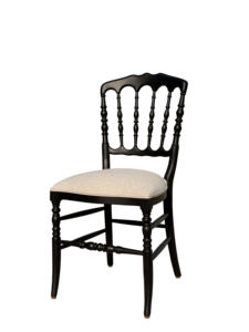 <span class=keywords><strong>Chaise</strong></span> d'appoint Windsor de style antique français du milieu du siècle, style Napoléon III, en bois de chêne massif, tissu en lin, <span class=keywords><strong>chaise</strong></span> de salle à manger - Product Image 3