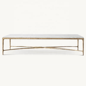 Table basse de forgeage de métal exquise de haute qualité villa <span class=keywords><strong>d</strong></span>épartement de maison <span class=keywords><strong>d</strong></span>'hôtes endommagé peut personnaliser les meubles de salon <span class=keywords><strong>d</strong></span>'exportation - Product Image 1